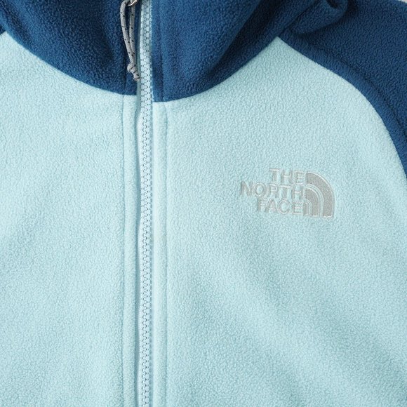 The North Face Full-Zip Fleece Jacket Outdoor Embroidered Logo Blue Women Size M - Picture 6 of 16